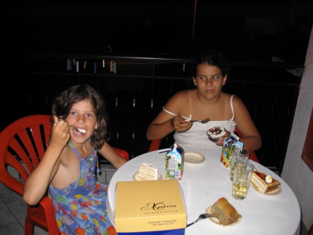 an meinem Namenstag im Café Christina :)